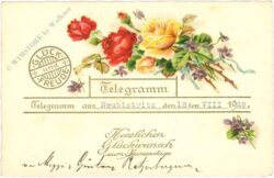 namenstag, telegramm