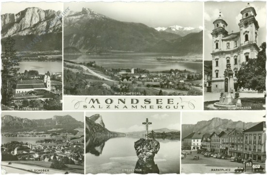 mondsee, multiansicht