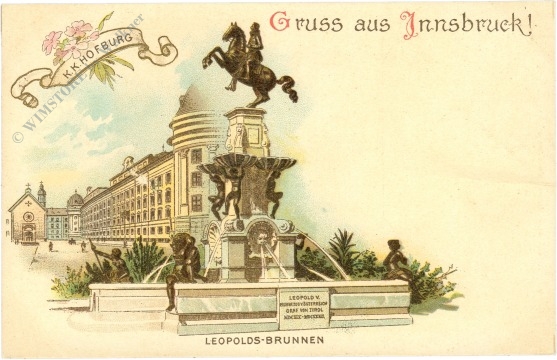 innsbruck, leopoldsbrunnen