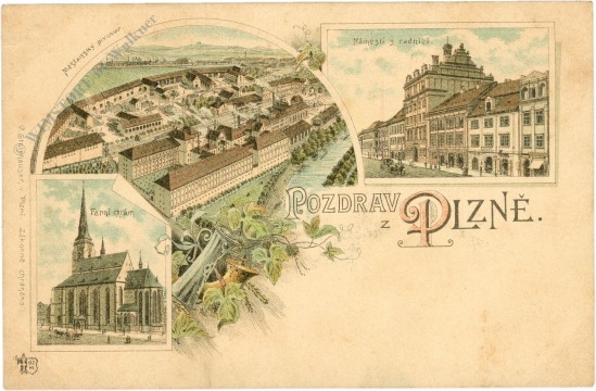 pilsen, multiansicht