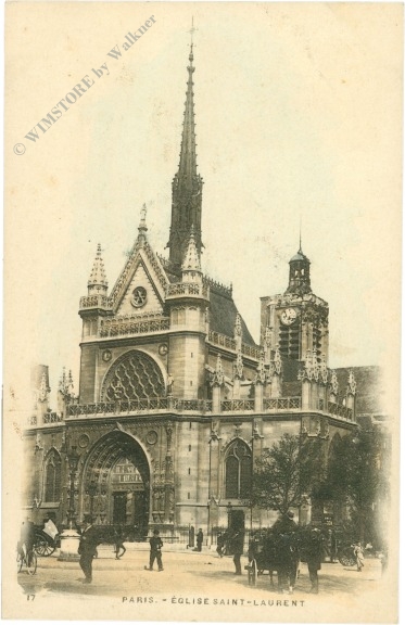 paris, kirche saint laurent