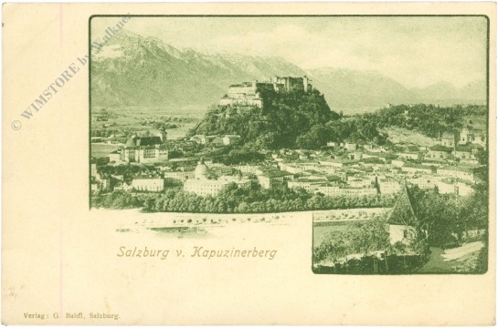salzburg, vom kapuzinerberg salzburg, vom kapuzinerberg