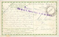 friedhof von chiesa (vallarsatal) nach der beschießung durch unsere artillerie am 10. juni 1916