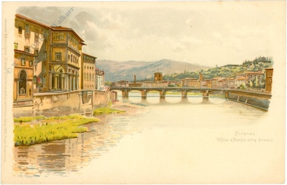 florenz, uffici e ponte alle grazie