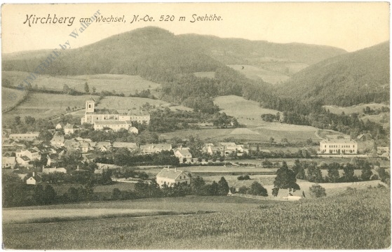 kirchberg am wechsel, ortsansicht