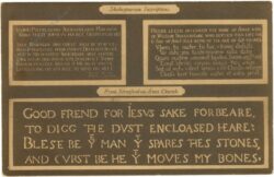 stratford on avon, text