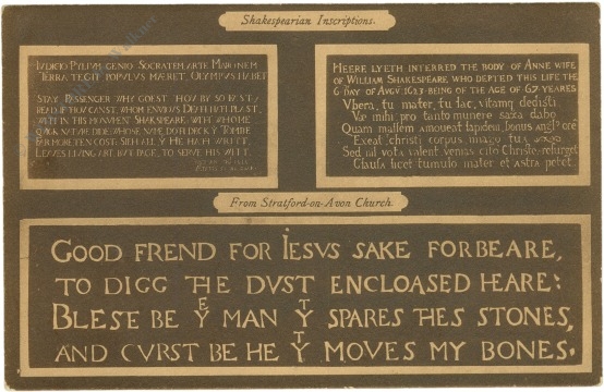 stratford on avon, text