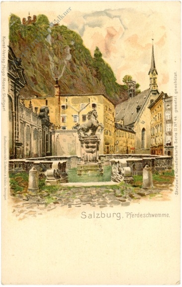 salzburg, pferdeschwemme salzburg, pferdeschwemme