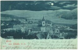 alland, gruss aus mondscheinkarte