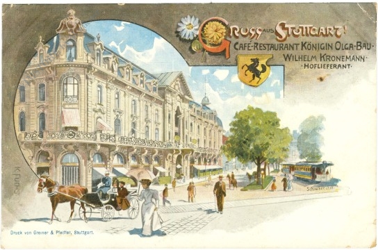 stuttgart, cafe restaurant königin olga bau