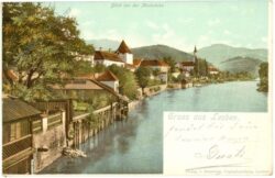 leoben, blick von der murbrücke