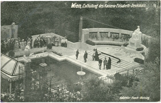 wien 1, enthüllung des kaiserin elisabeth denkmal