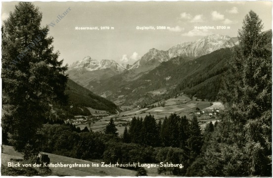 zederhaus, blick von der katschbergstraße ins zederhaustal