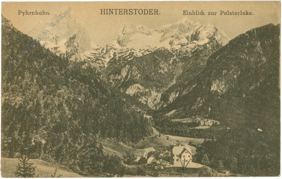 hinterstoder, pyhrnbahn, einblick zur polsterluke