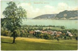 nussdorf am attersee, ortsansicht