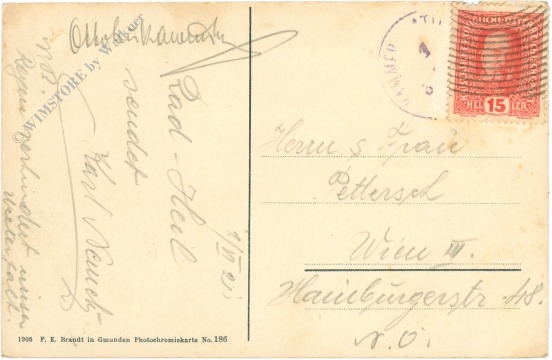 nussdorf am attersee, ortsansicht