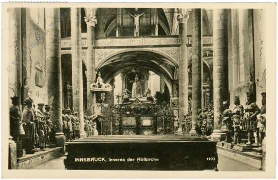 innsbruck, inneres der hofkirche