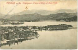 pörtschach am wörthersee, etablissement wahlis mit blick auf maria wörth