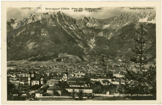 innsbruck, mit der nordkette