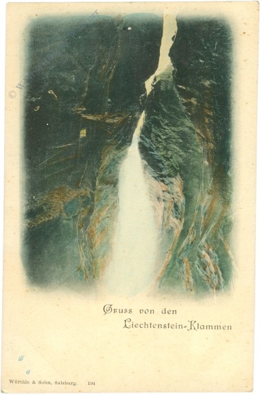 st. johann im pongau, gruss aus den liechtenstein klammen