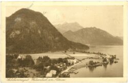 weissenbach am attersee, ortsansicht