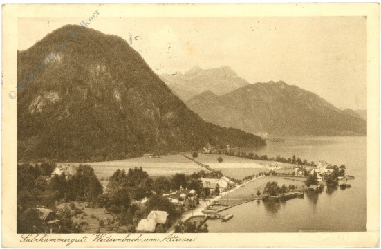 weissenbach am attersee, ortsansicht