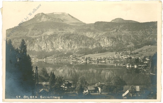 st. gilgen, ortsansicht