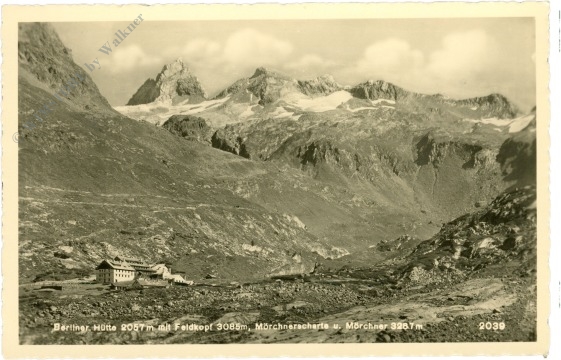 ginzling, berliner hütte mit feldkopf, mörchnerscharte und mörchner