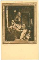 boucher, f.: interieur de familie