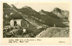 similaun hütte mit kreuzkamm und kreuzspitze