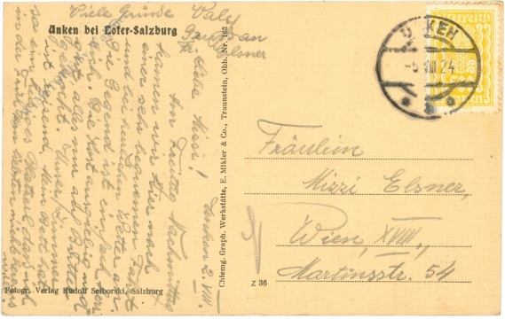 unken, bei lofer, ortsansicht