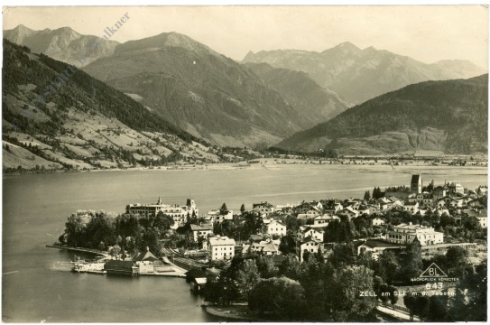 zell am see, ortsansicht zell am see, ortsansicht