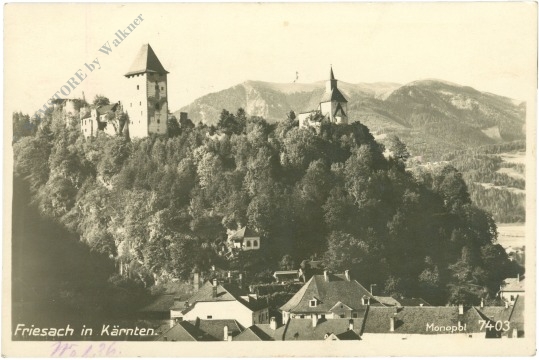 friesach, ortsansicht