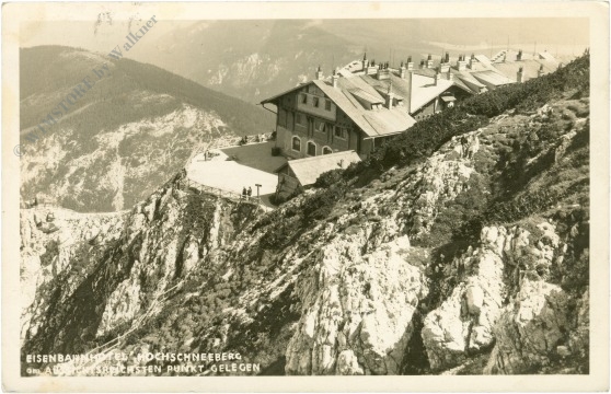 hochschneeberg, eisenbahnhotel