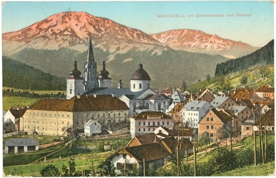 mariazell, mit gemeindealpe und Ötscher mariazell, mit gemeindealpe und Ötscher