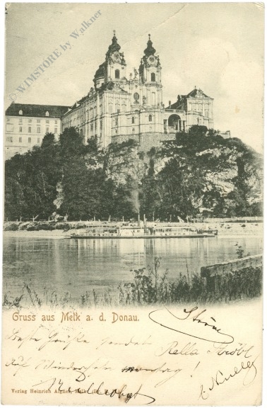 melk an der donau, ansicht