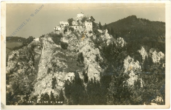 breitenstein, ruine klamm