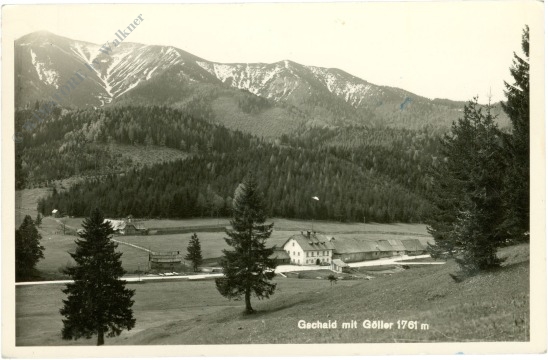 mariazell, gscheid, mit göller mariazell, gscheid, mit göller