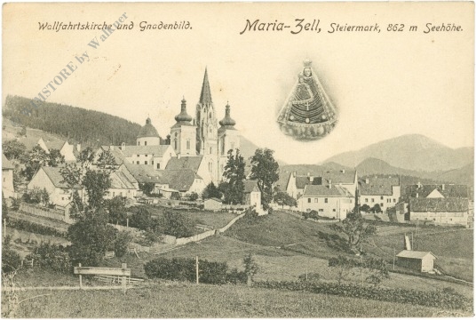 mariazell, wallfahrtskirche und gnadenbild mariazell, wallfahrtskirche und gnadenbild