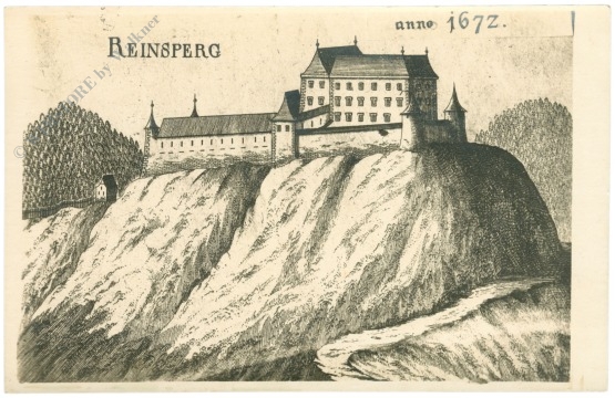 reinsberg, burgansicht anno 1672