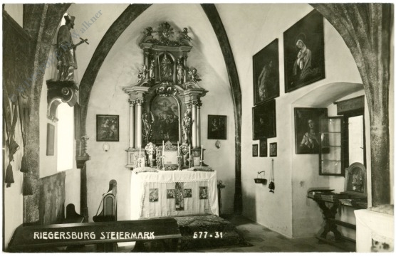 riegersburg, kapellenansicht riegersburg, kapellenansicht