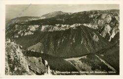 schneealpe, talblick mit nasskamm