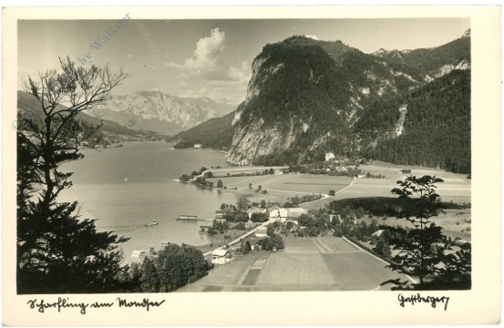 scharfling am mondsee, ansicht scharfling am mondsee, ansicht