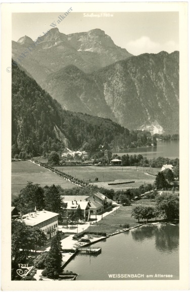 weissenbach am attersee, ortsansicht
