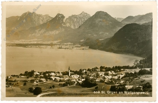 st. gilgen am wolfgangsee, ortsansicht
