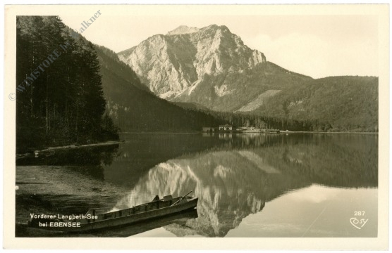 ebensee, vorderer langbath see