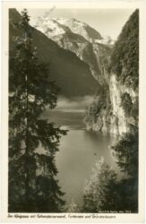 königsee, mit falkensteinerwand und grünseetauern