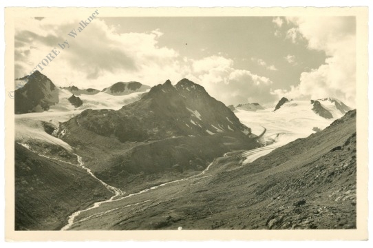 oetz, guslar u. vernagtgletscher mit fluchtkogel und hochvernagt spitze