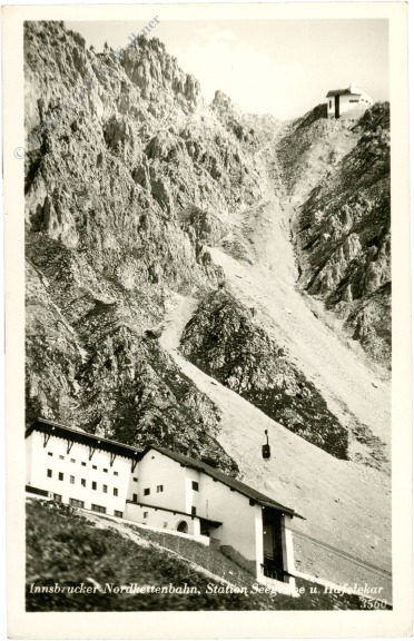 innsbruck, nordkettenbahn, station seegrube und hafelekar