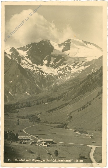 fusch an der großglocknerstraße, ferleitental mit alpengasthof "lukashansl"